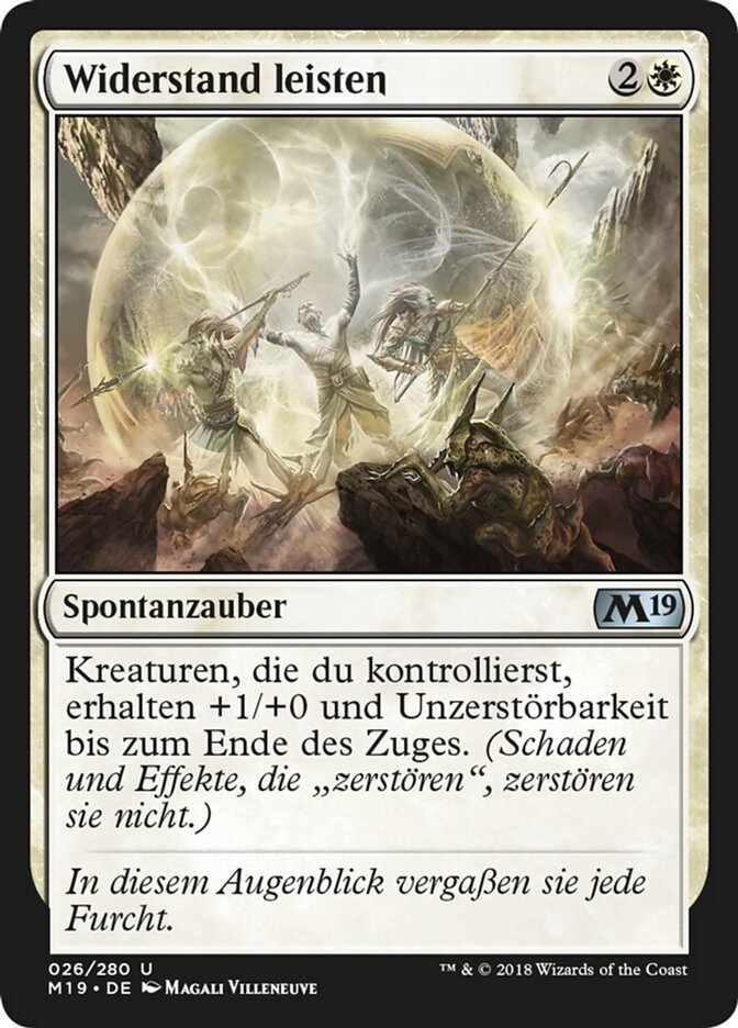 Widerstand leisten