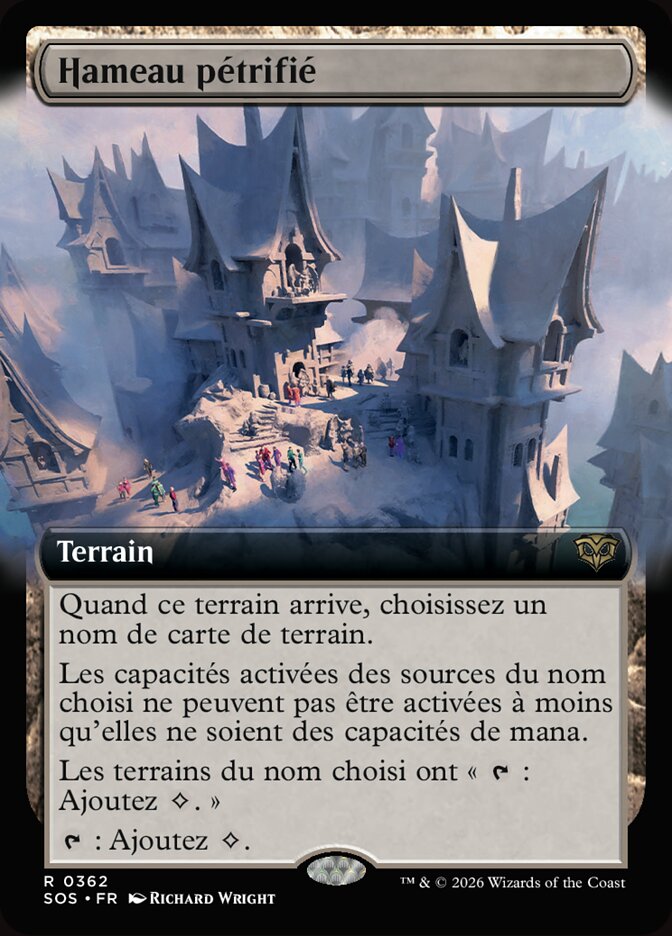 Hameau pétrifié