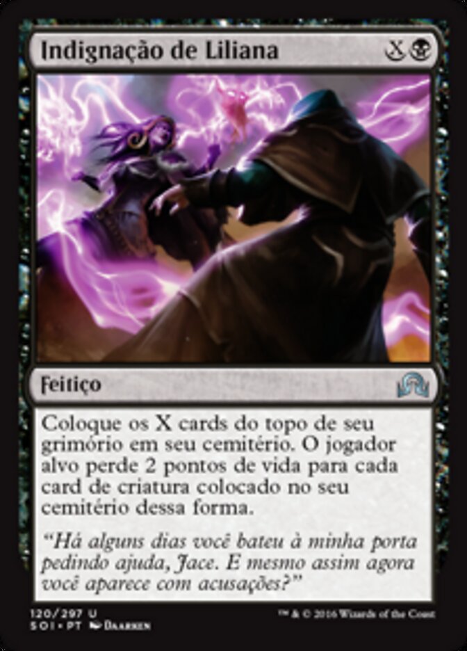 Indignação de Liliana