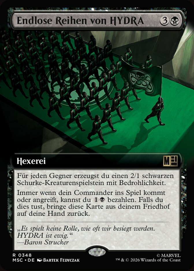 Endlose Reihen von HYDRA