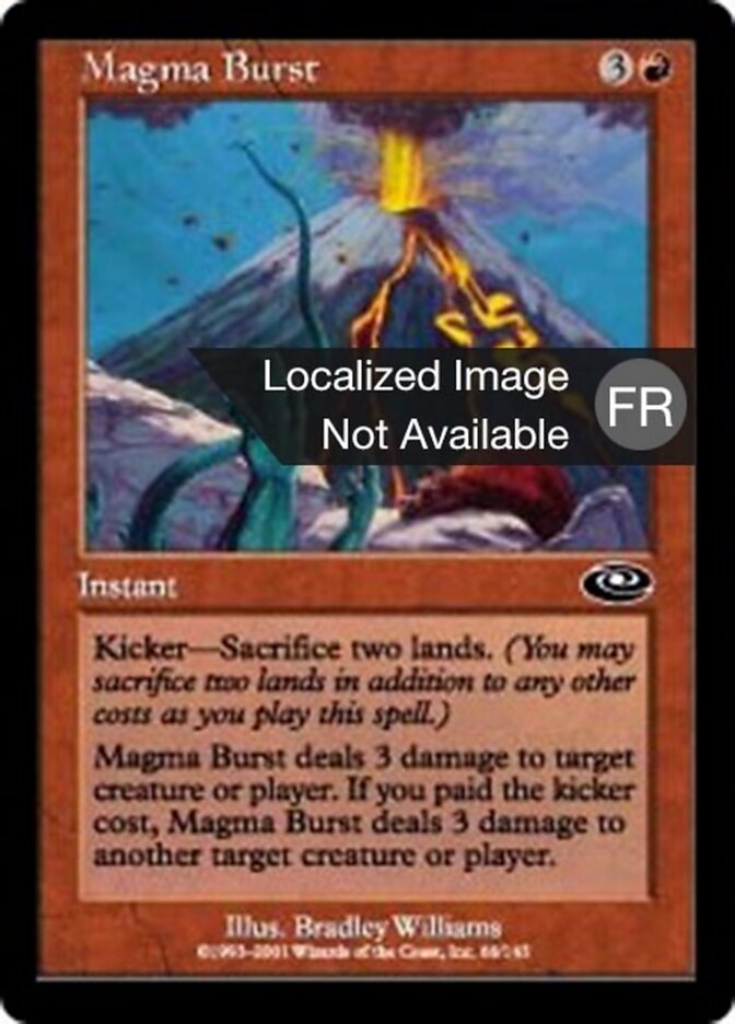 Explosion de magma