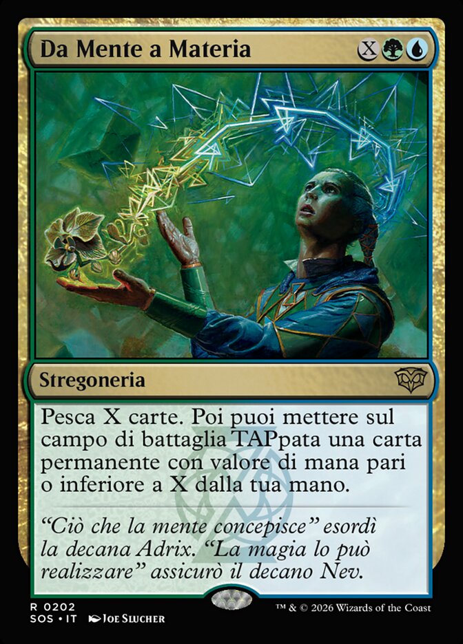 Da Mente a Materia