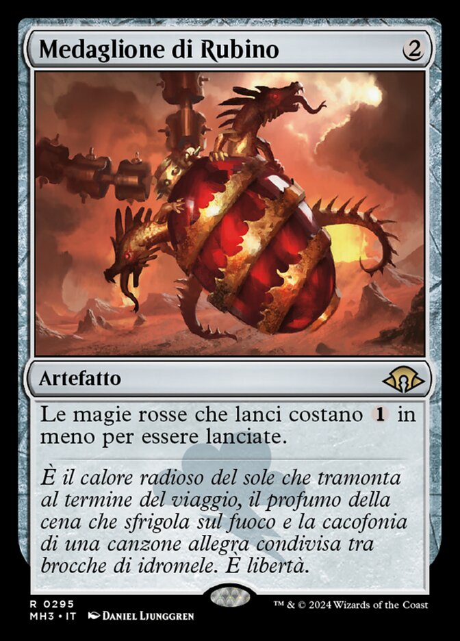 Medaglione di Rubino