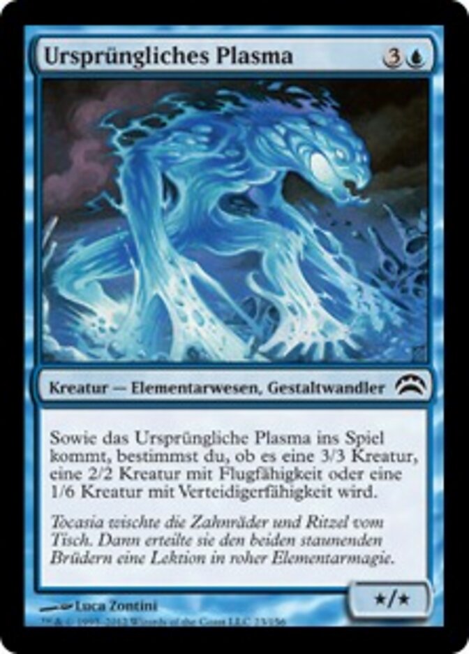Ursprüngliches Plasma