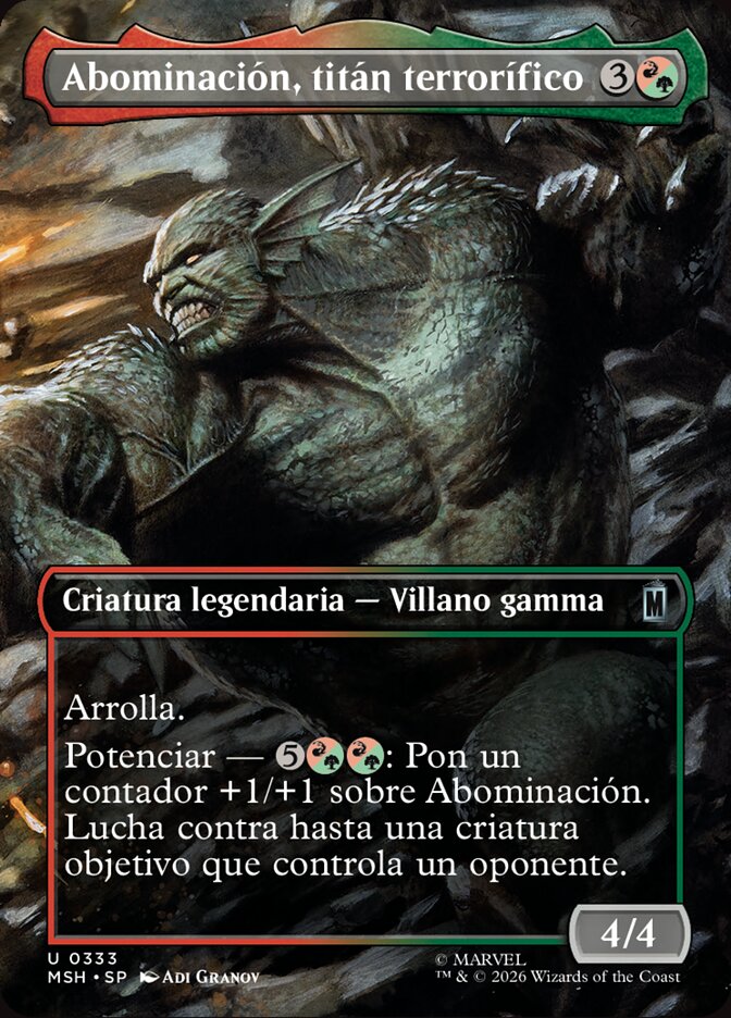Abominación, titán terrorífico