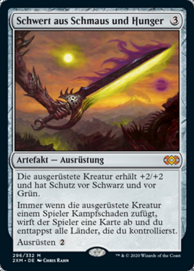 Schwert aus Schmaus und Hunger