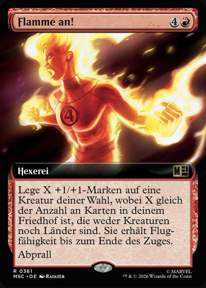 Flamme an!