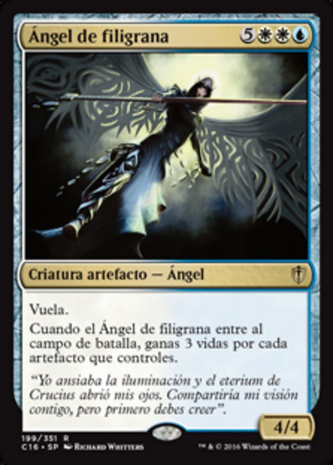 Ángel de filigrana