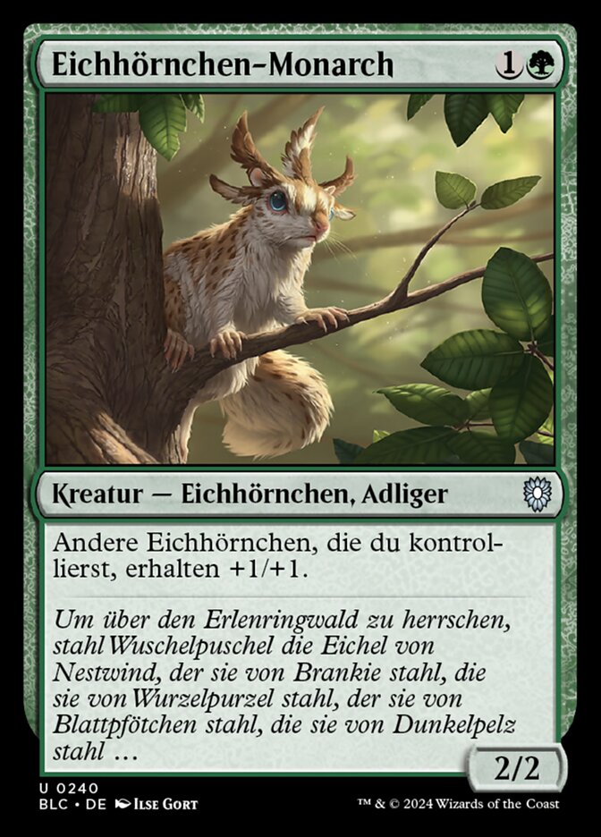 Eichhörnchen-Monarch