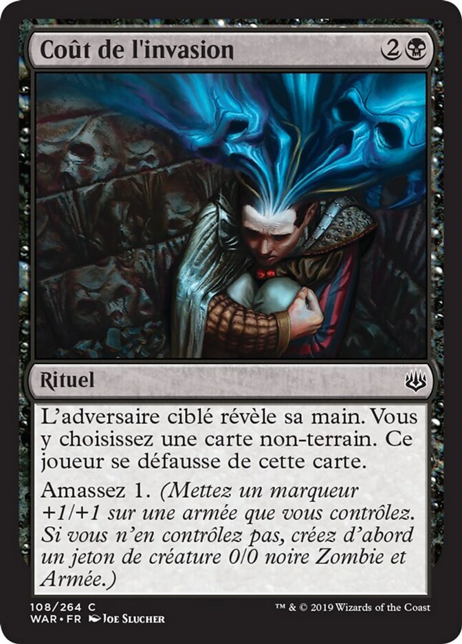 Coût de l'invasion