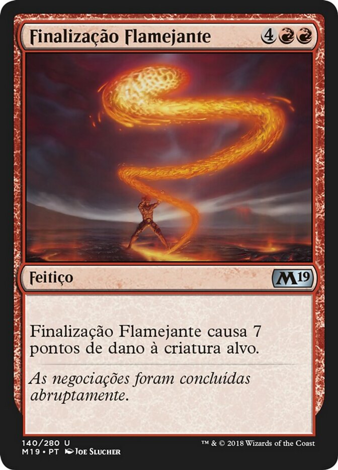 Finalização Flamejante