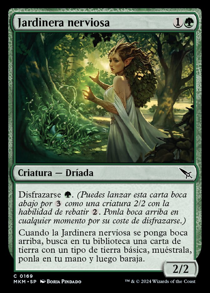 Jardinera nerviosa