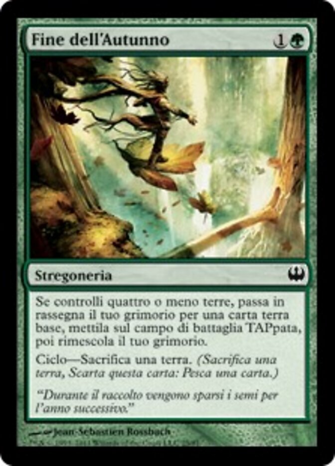 Fine dell'Autunno