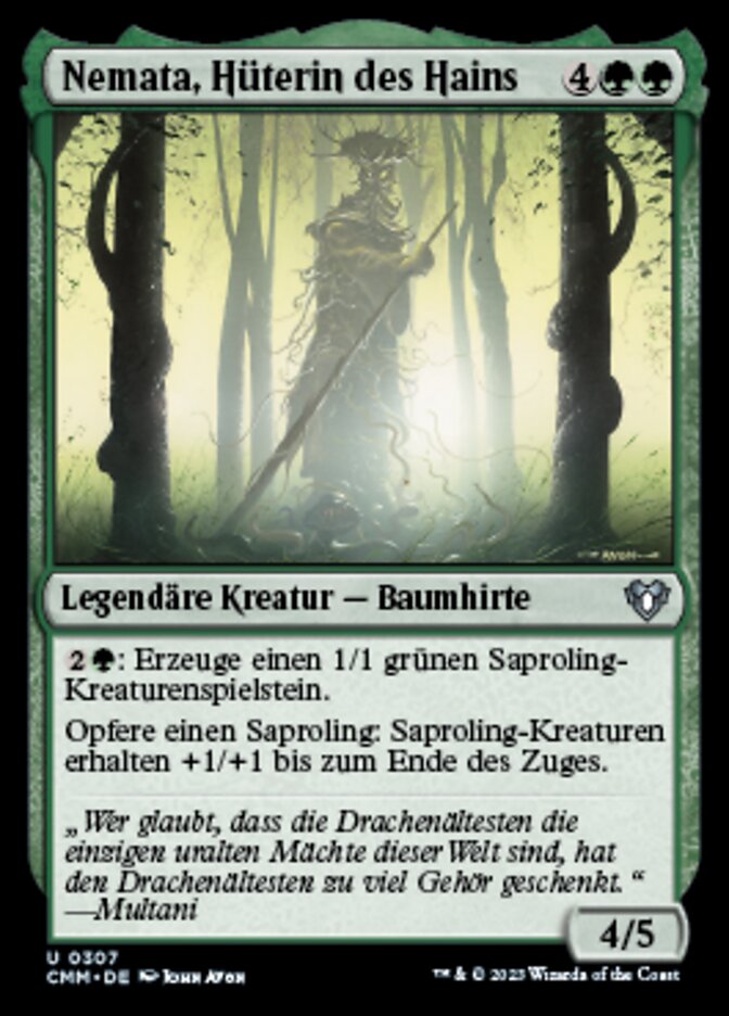 Nemata, Hüterin des Hains