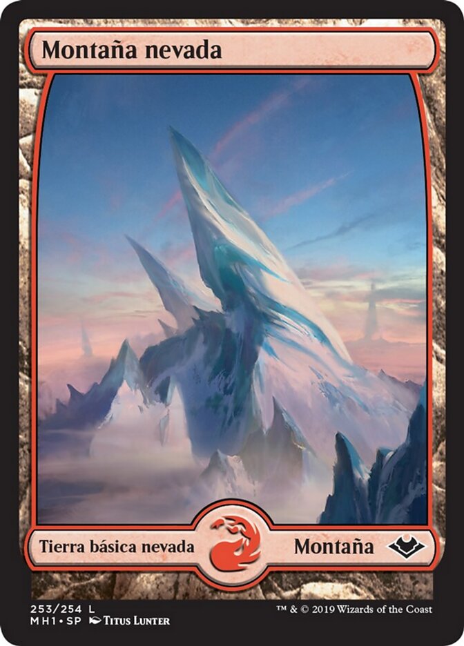 Montaña nevada