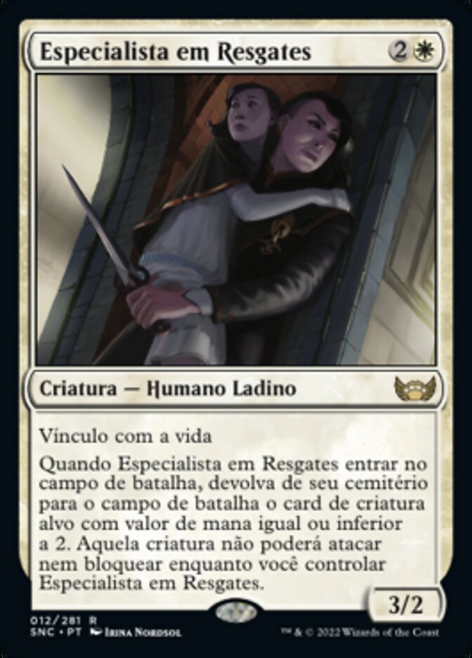Especialista em Resgates