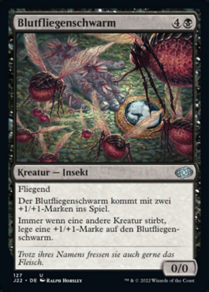 Blutfliegenschwarm