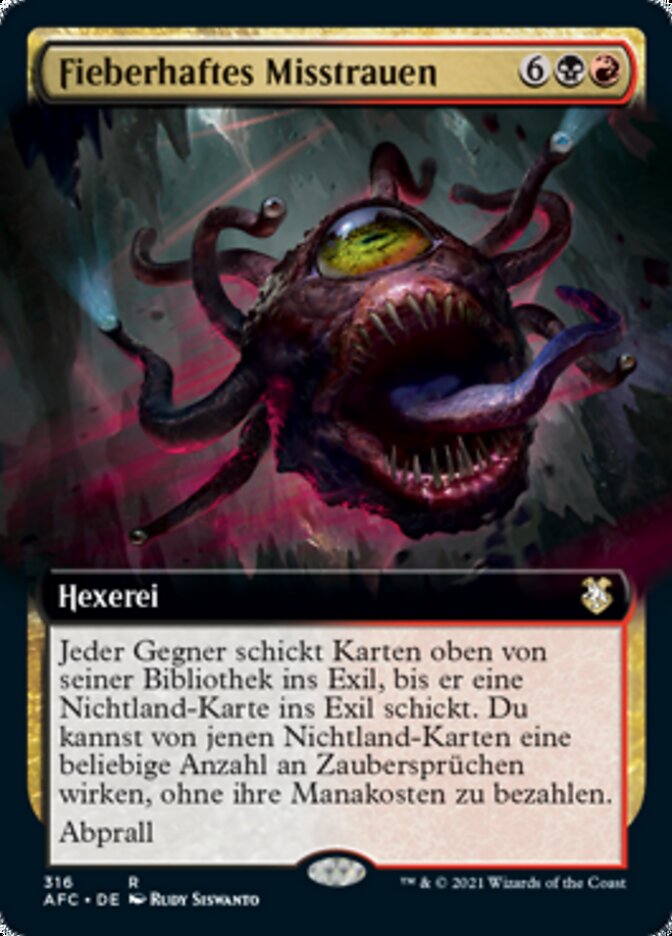 Fieberhaftes Misstrauen