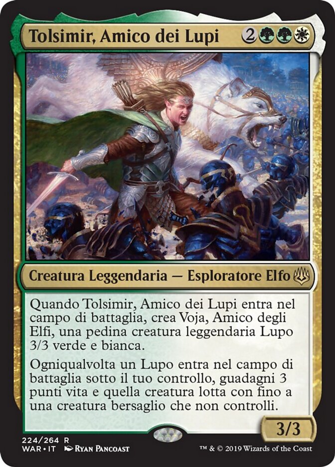 Tolsimir, Amico dei Lupi
