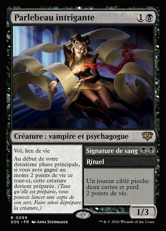 Scheming Silvertongue // Sign in Blood