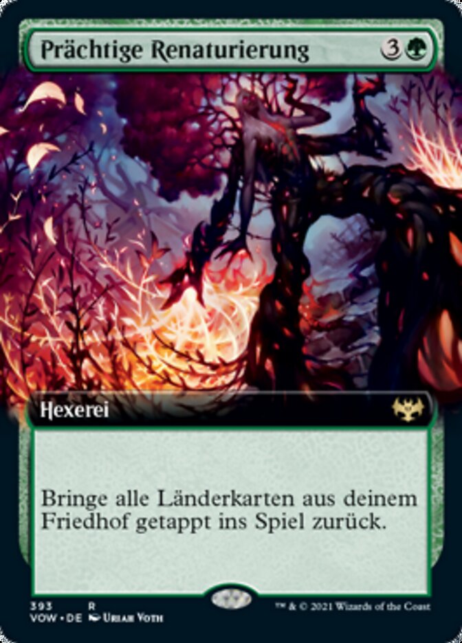 Prächtige Renaturierung