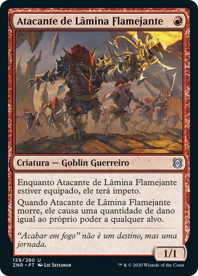 Atacante de Lâmina Flamejante