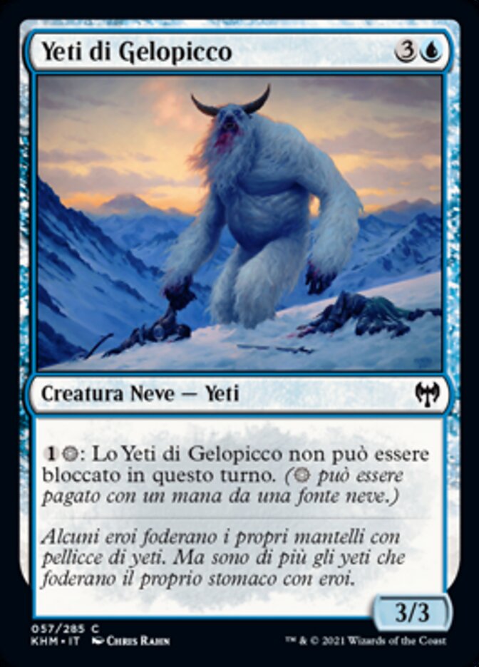 Yeti di Gelopicco