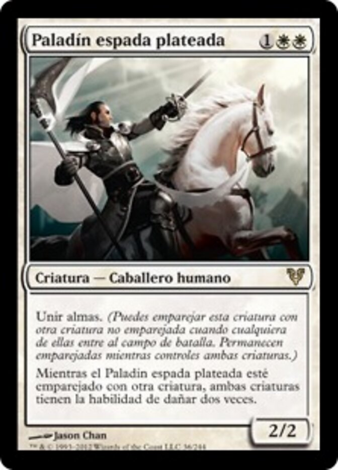 Paladín espada plateada