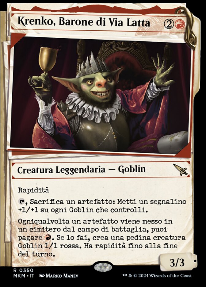 Krenko, Barone di Via Latta
