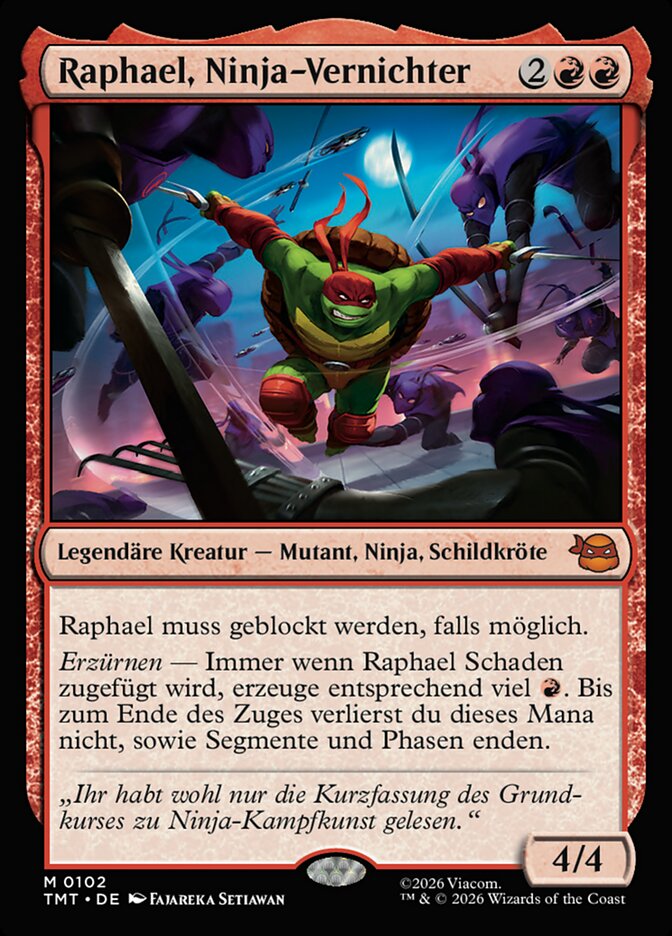 Raphael, Ninja-Vernichter