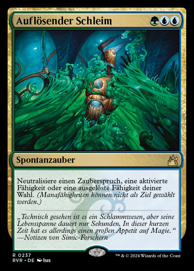 Auflösender Schleim