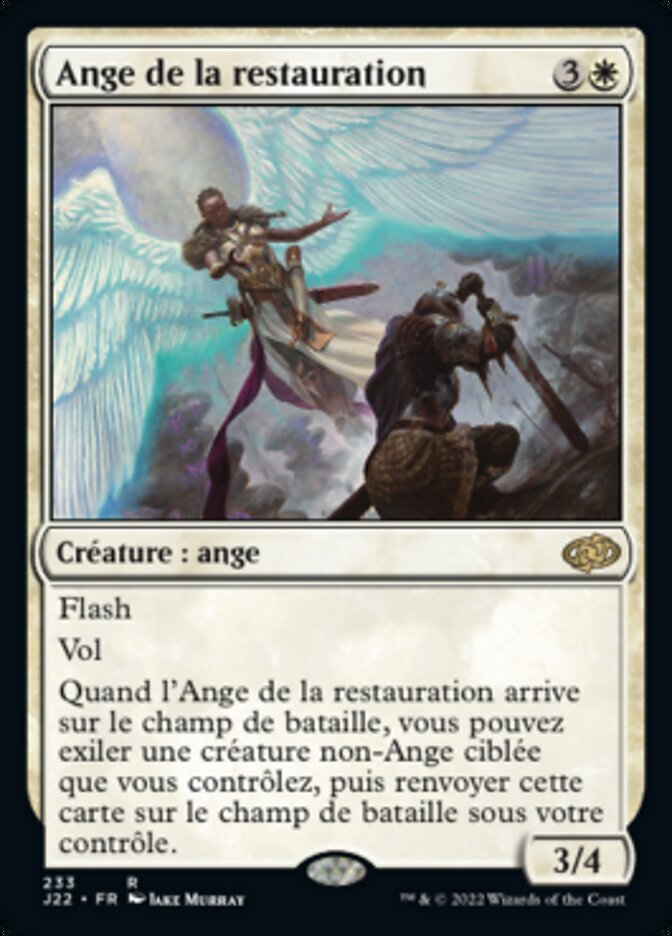 Ange de la restauration