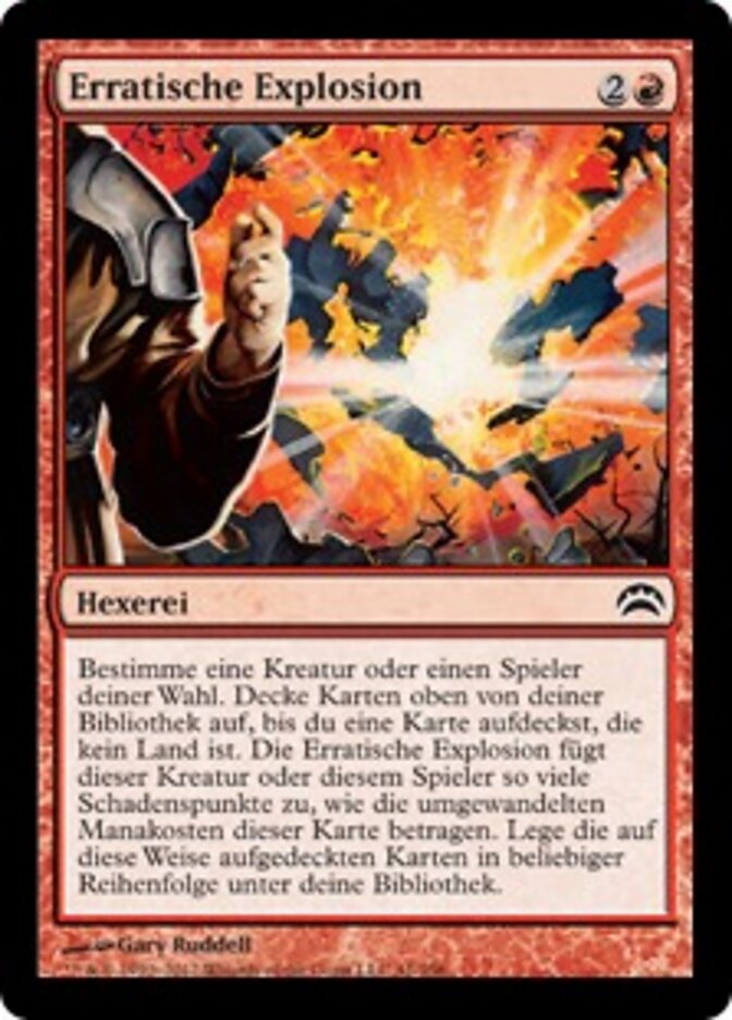 Erratische Explosion