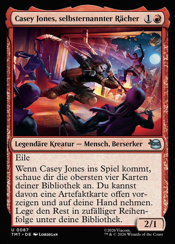 Casey Jones, selbsternannter Rächer