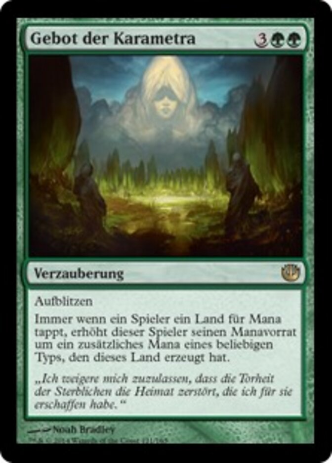 Gebot der Karametra