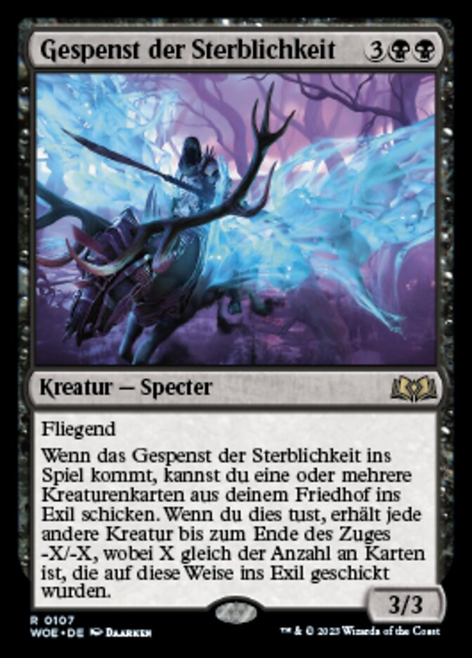 Gespenst der Sterblichkeit