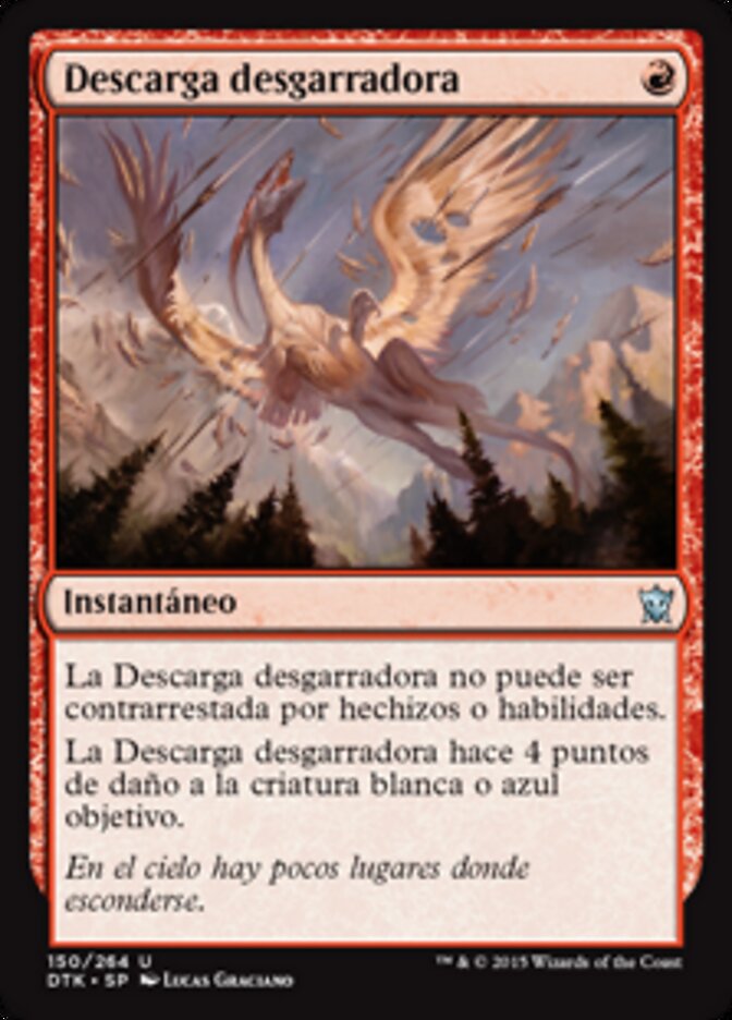 Descarga desgarradora