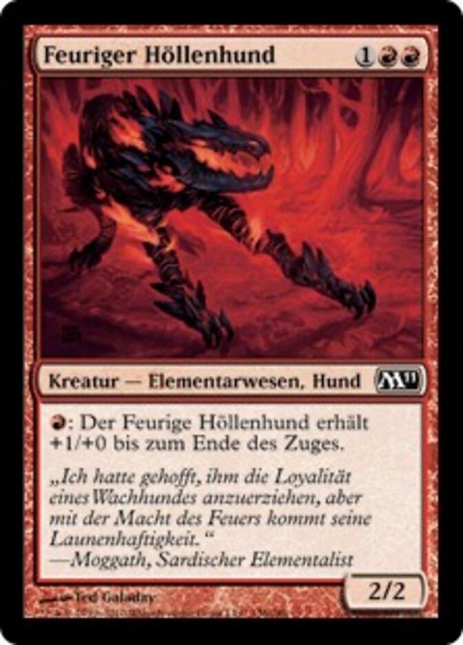 Feuriger Höllenhund