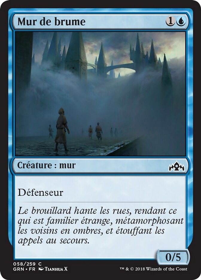 Mur de brume