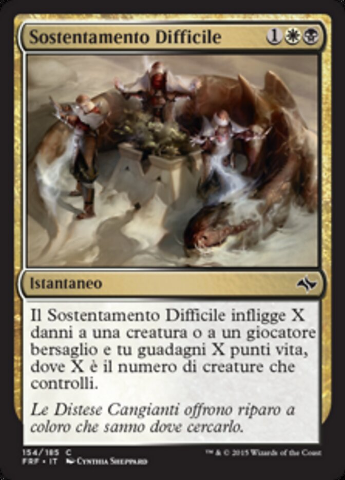 Sostentamento Difficile