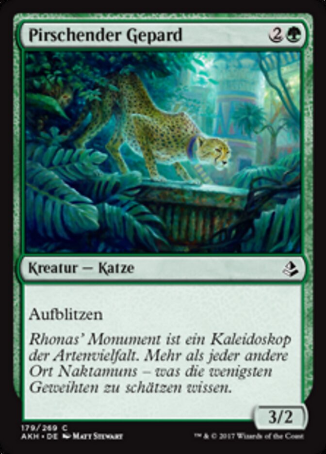Pirschender Gepard
