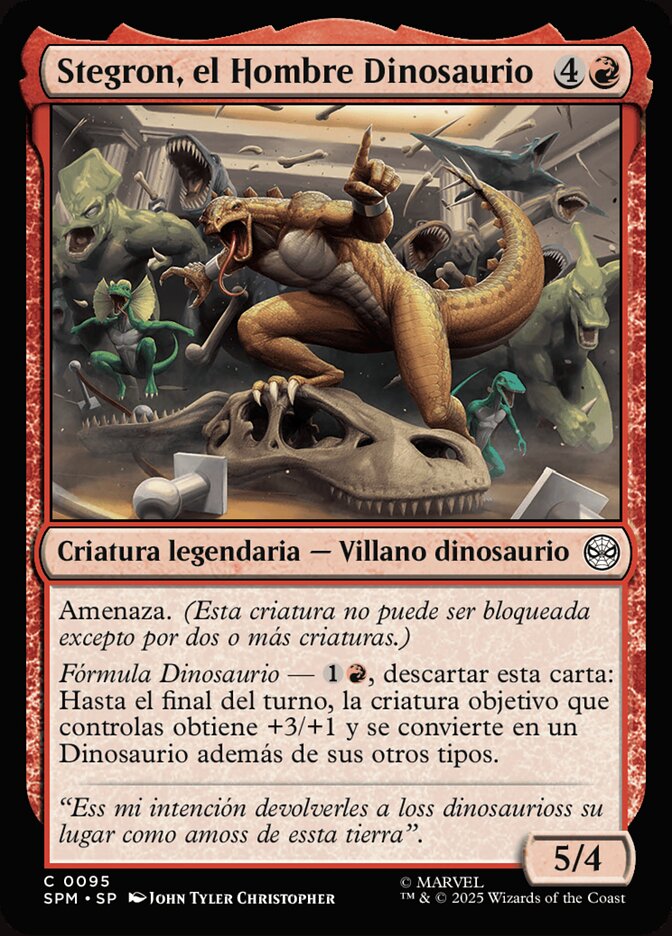 Stegron, el Hombre Dinosaurio