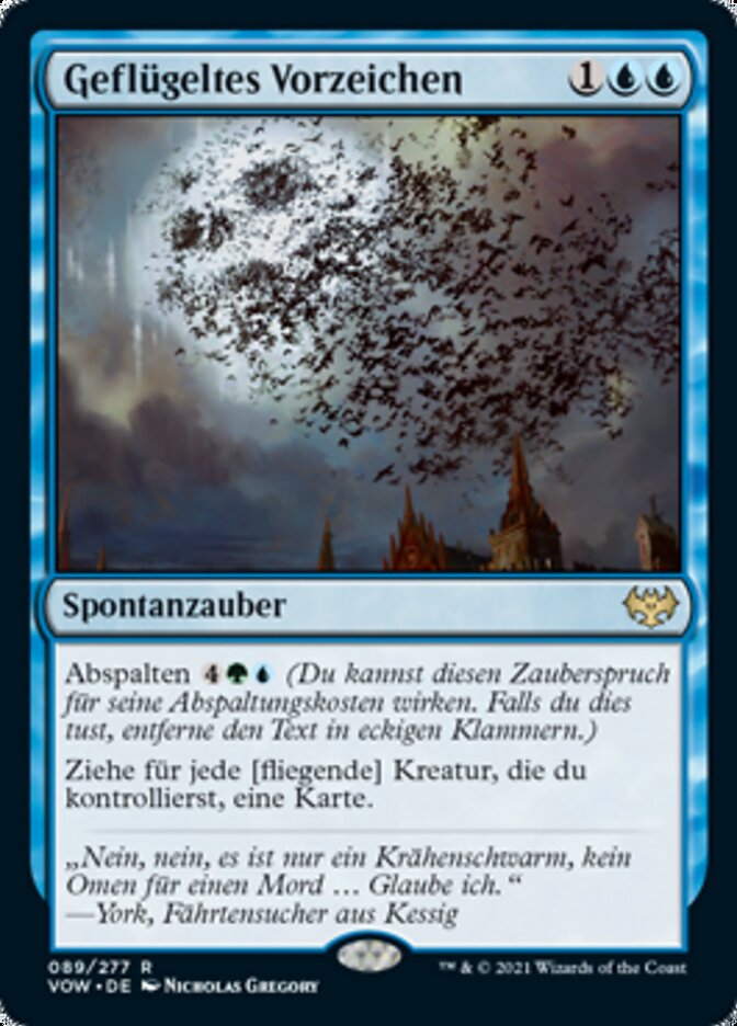 Geflügeltes Vorzeichen