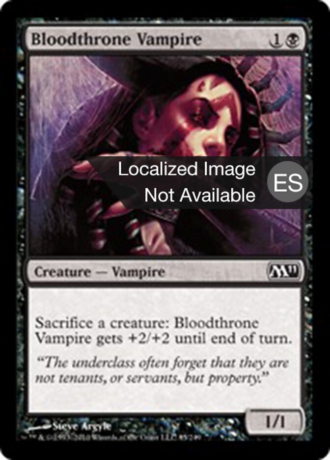 Vampiro del trono sangriento