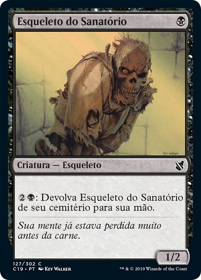 Esqueleto do Sanatório
