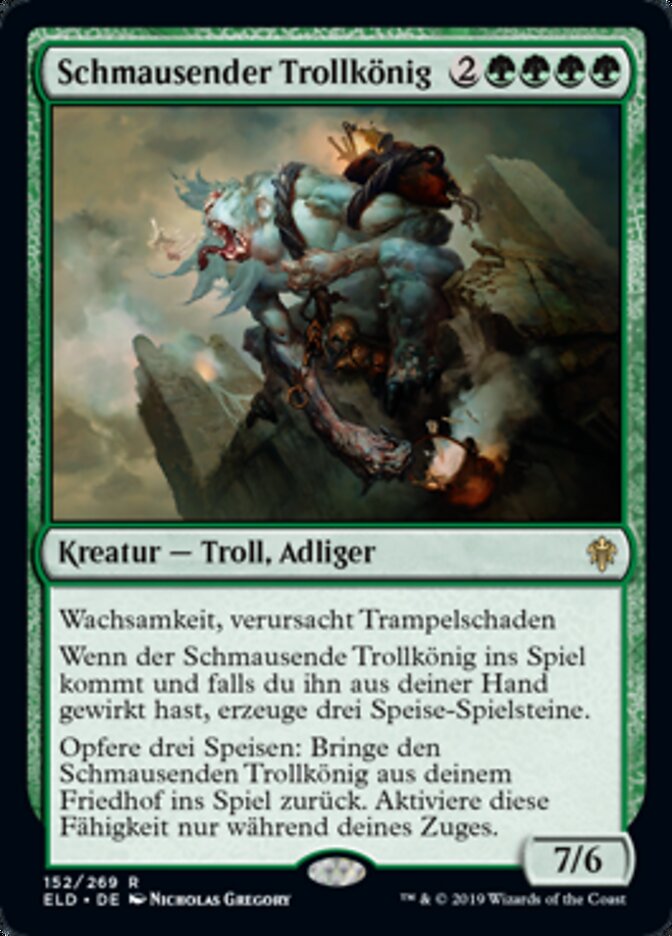 Schmausender Trollkönig