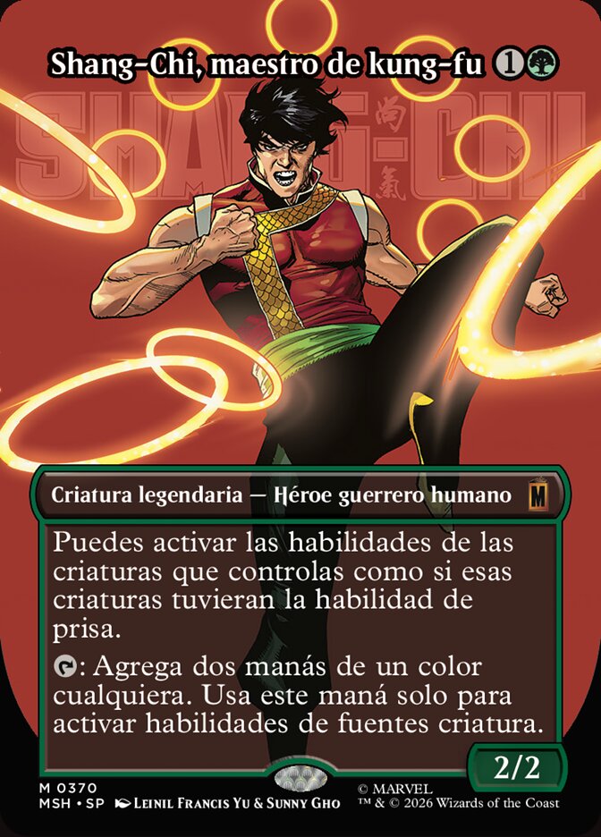 Shang-Chi, maestro de kung-fu