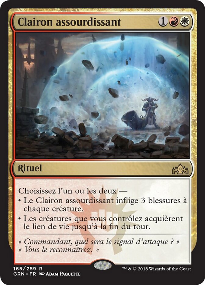 Clairon assourdissant