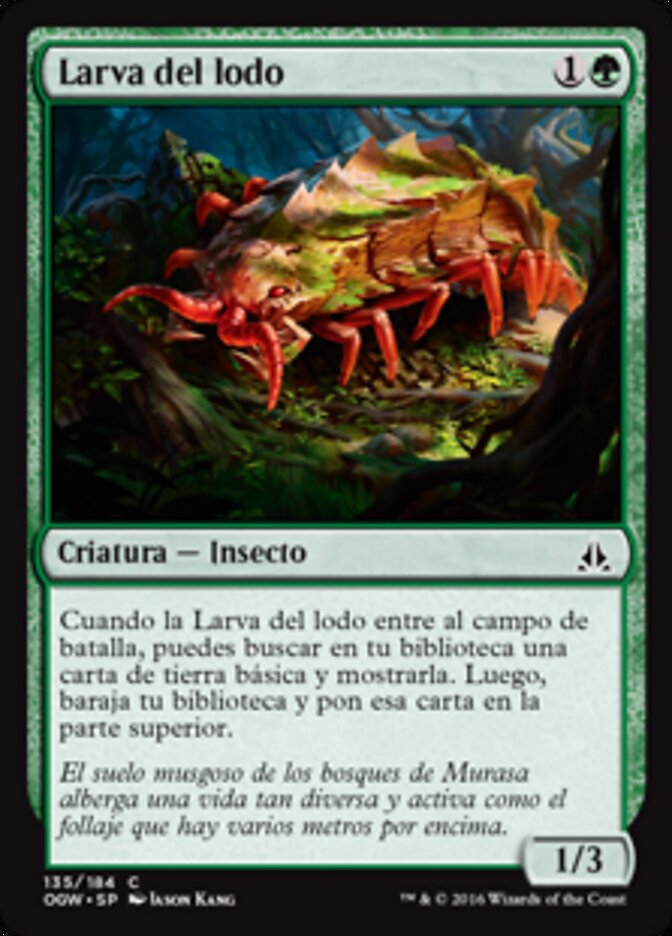 Larva del lodo