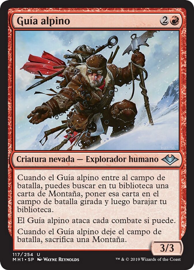 Guía alpino